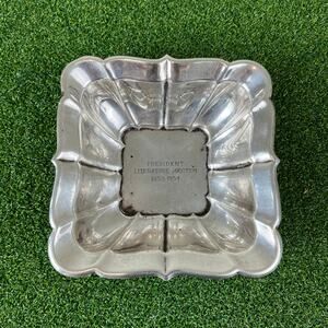 Vintage 1953 Fisher Silversmiths Duncan K165 Silverplate Bon Bon Bowl 5 7/8"